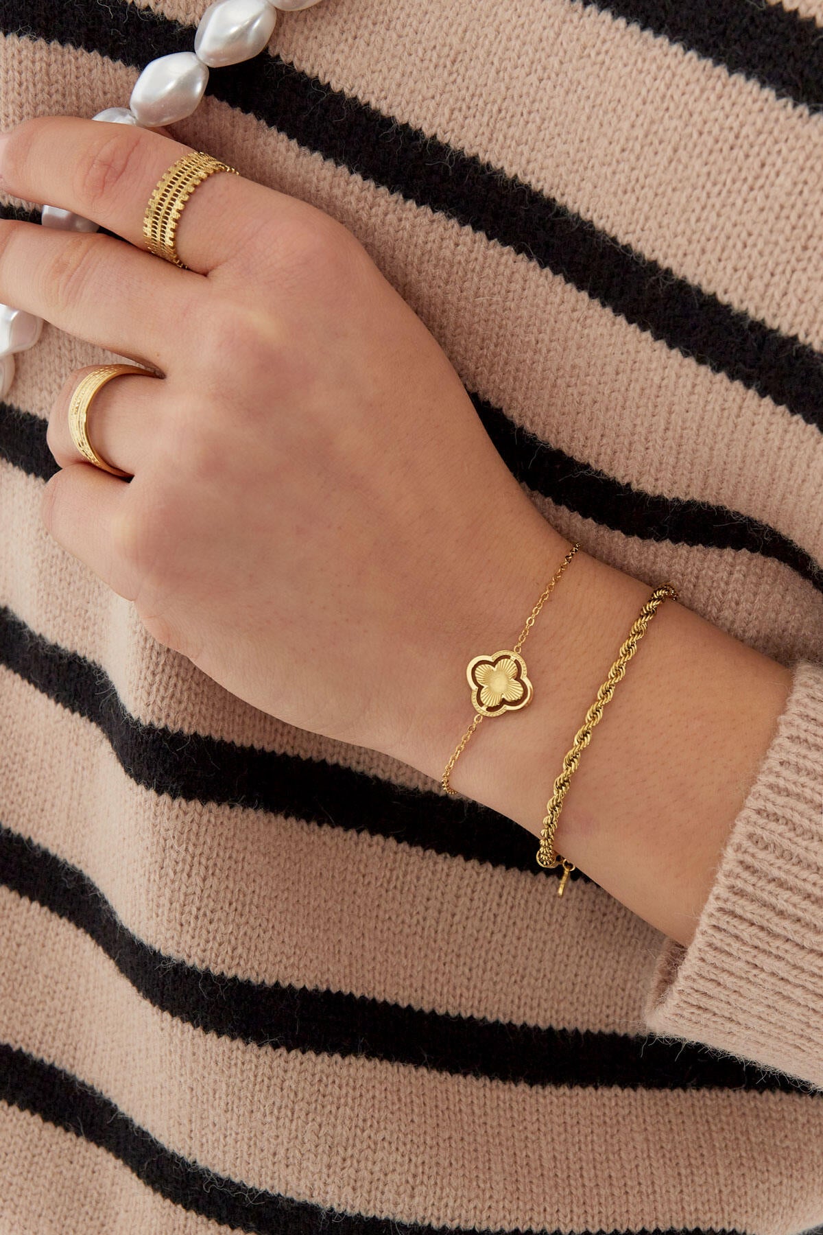 Armband Doppelklee