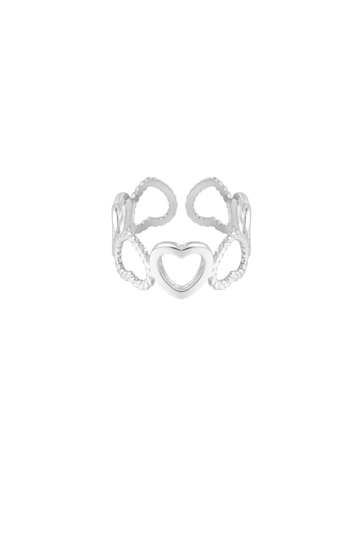 ring verschiedene herzen