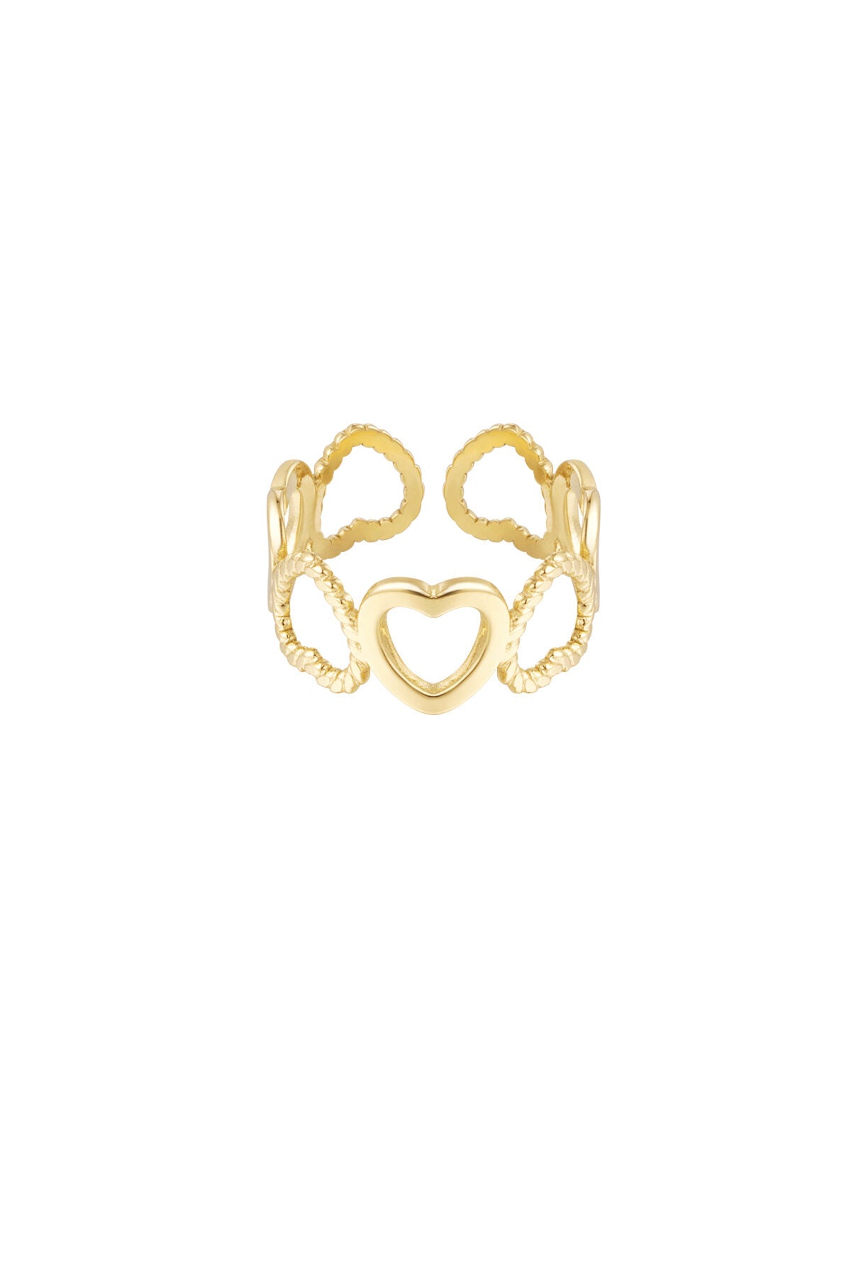 ring verschiedene herzen