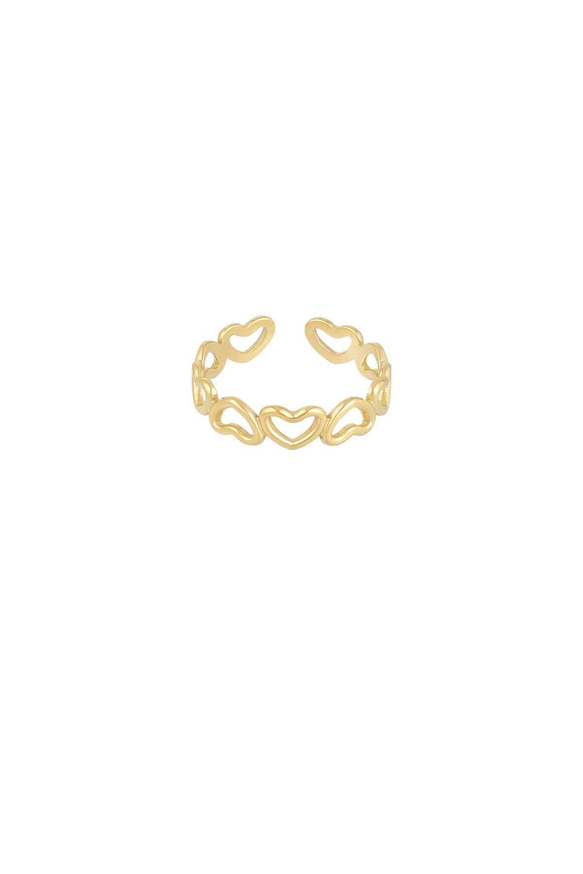 Ring „Love“ – Goldfarbe - Goldfarbefarbe