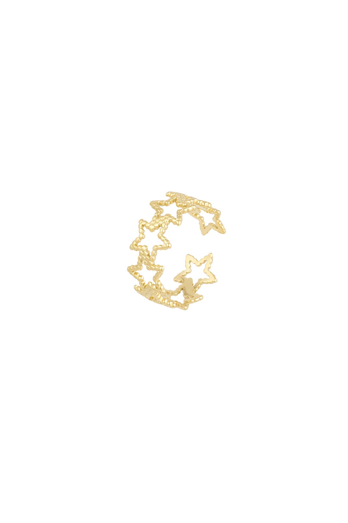 Ring „Sparkle all the way“ – Goldfarbe - Goldfarbefarbe