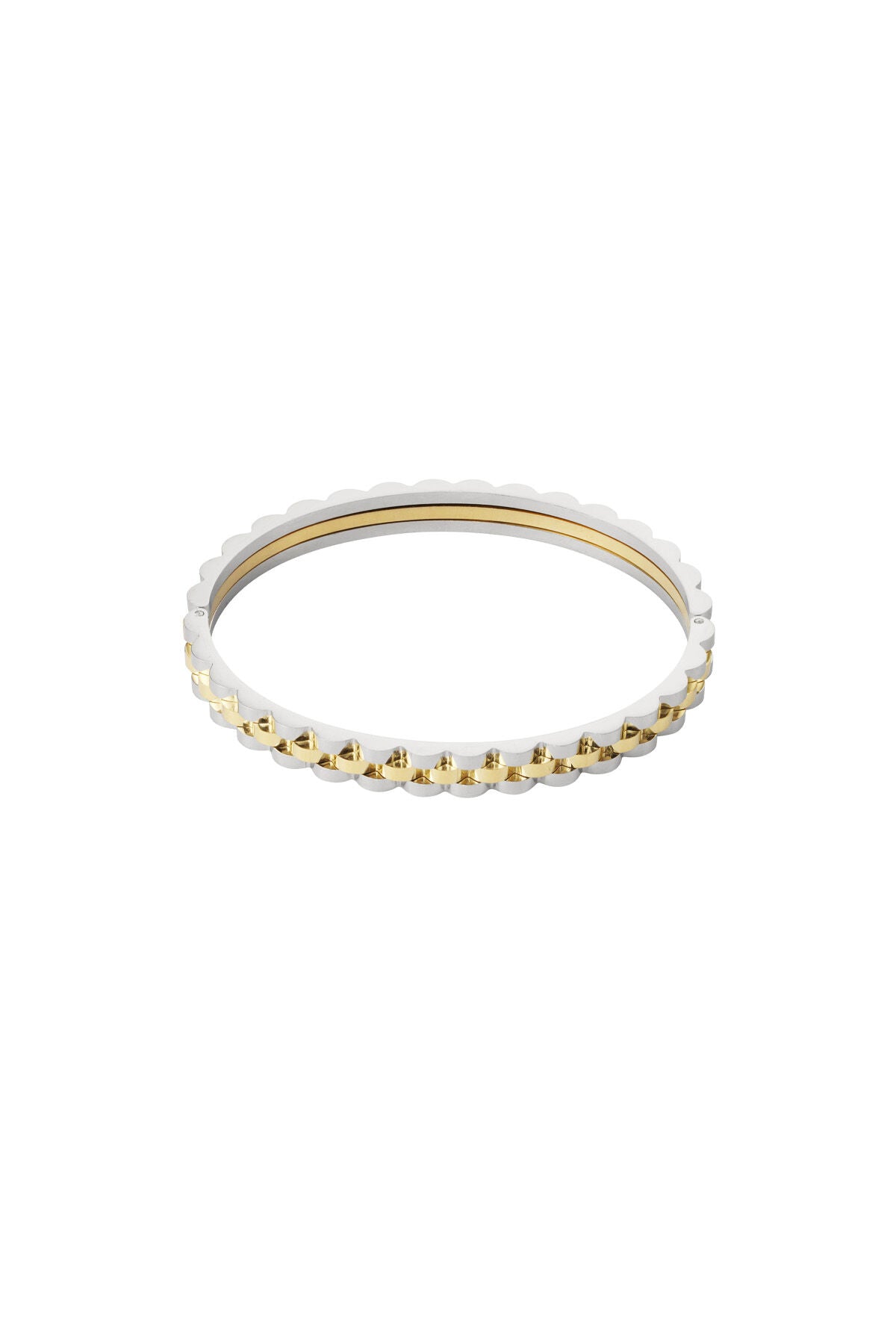 Glieder-Armreif – Silber