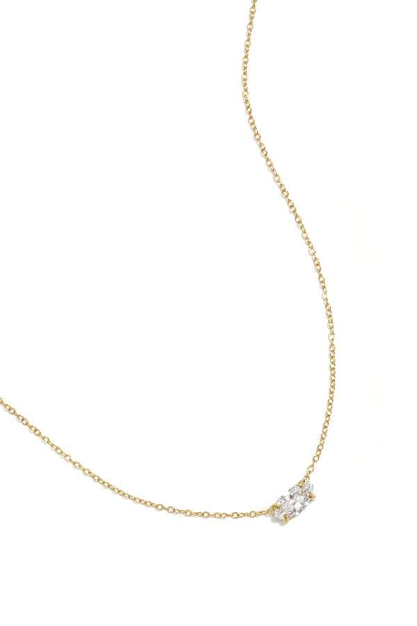 Navia Halskette – Ovaler Stein – LOVAMORE