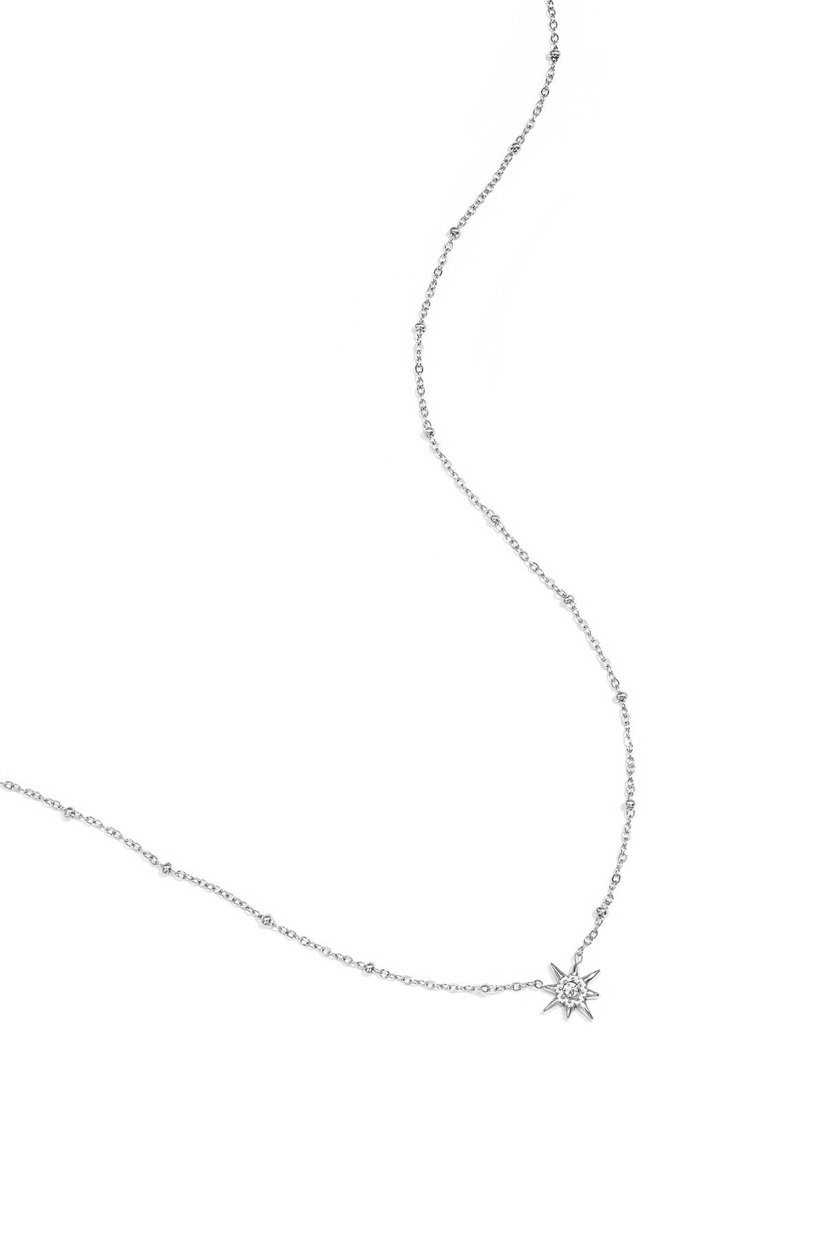 Halskette mit Perlen und Sternschnuppe