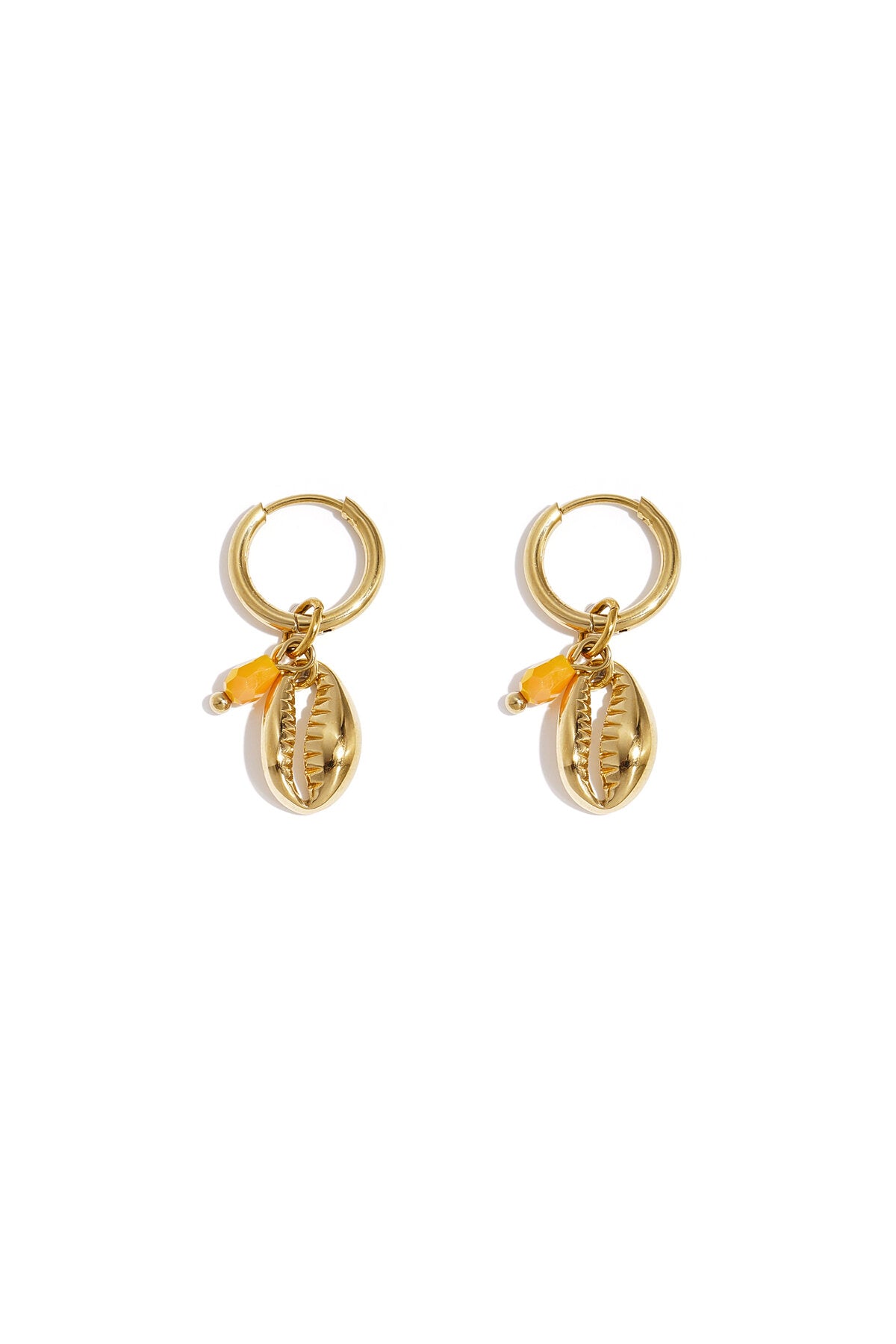 Sommerliche Vibe-Ohrringe - Goldfarben