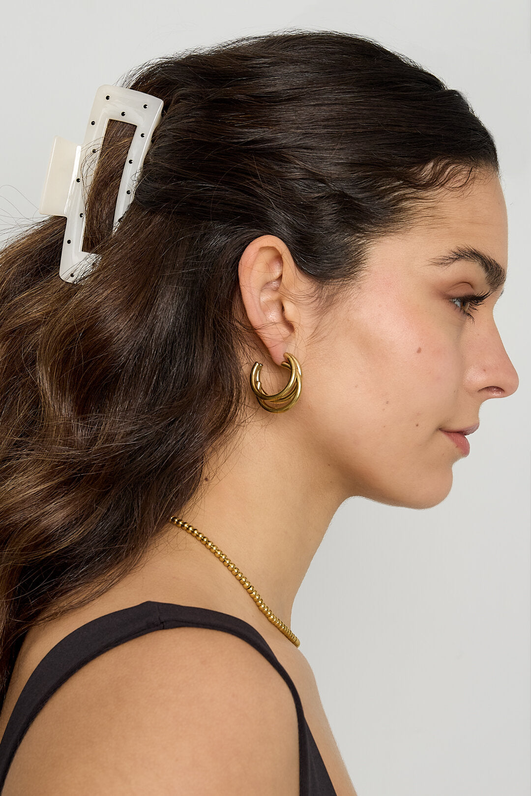 Haarspangen mit Punkten, Alltags-Kunststoff, Alltagsaccessoires