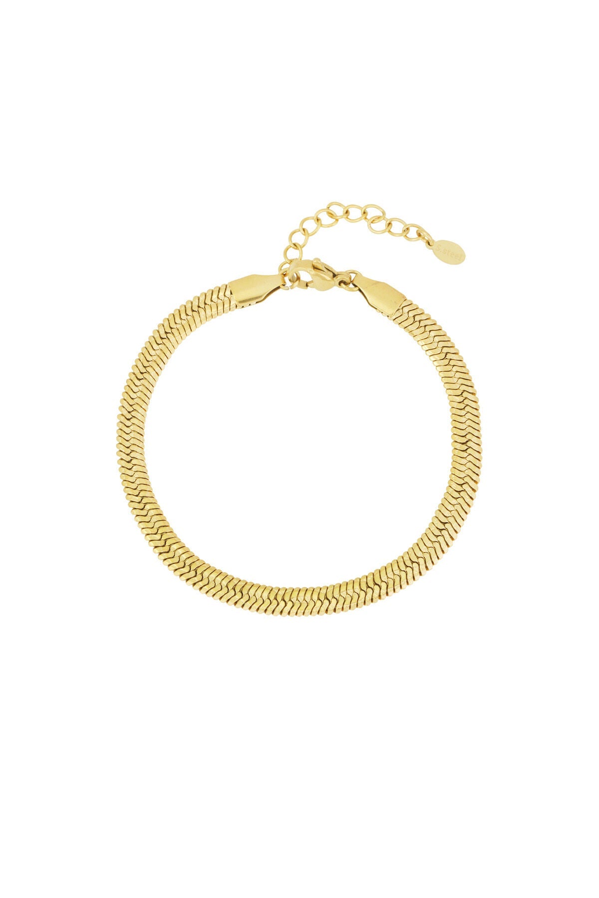 Gepflegtes Armband aus Edelstahl