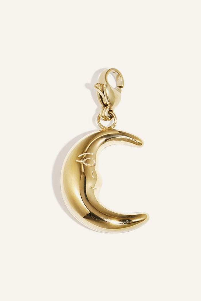 Mond-Anhänger in Gold für die Charm-Kette