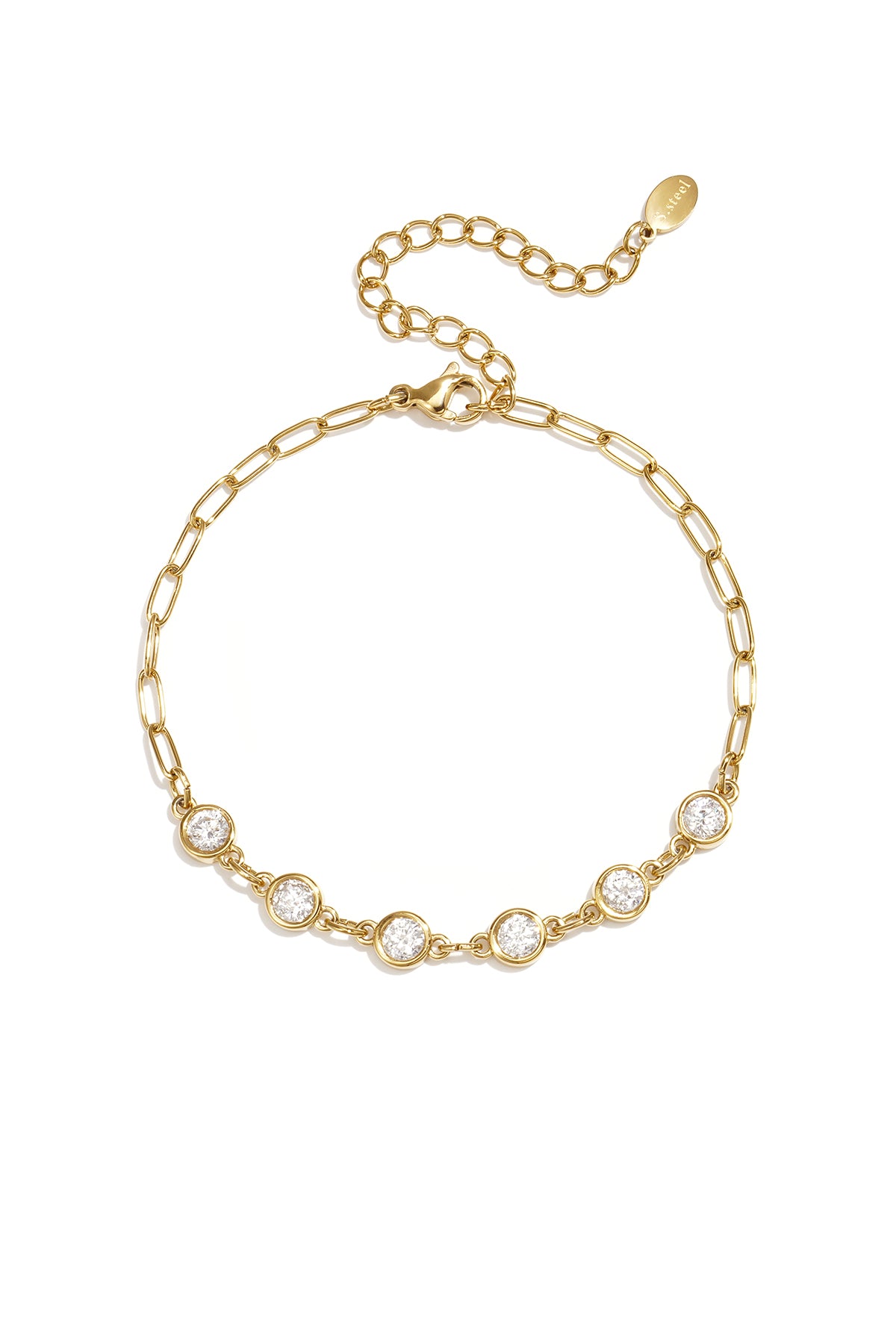Lucea Armband – Gliederkette mit Zirkonia – LOVAMORE