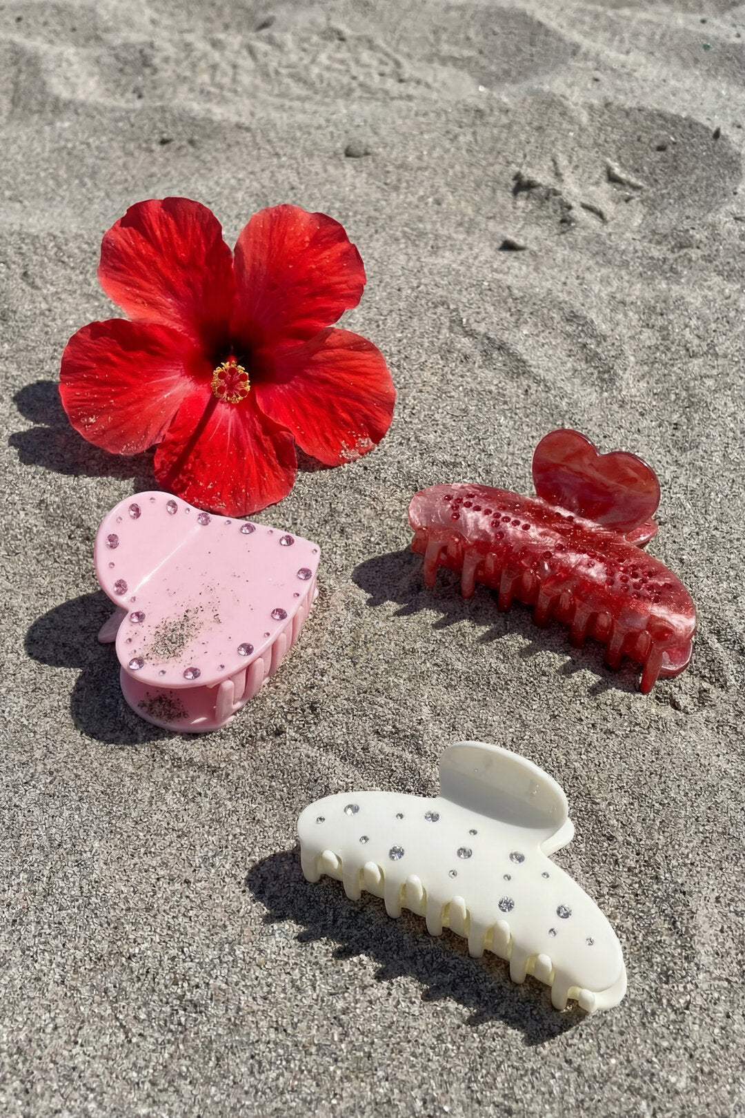 Haarspangen Herz Lässig Acetat Valentinstag Zubehör