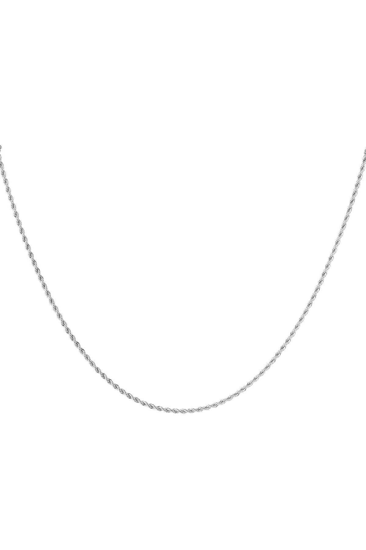 Halskette gedreht dünn - Goldfarbe - 2,0 MM