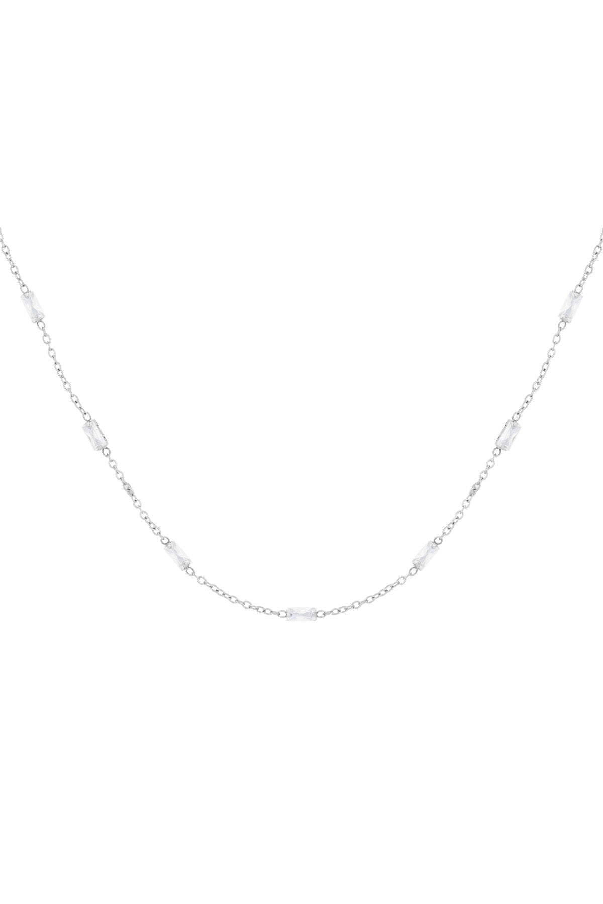 Halskette mit Diamantglanz - Goldfarben