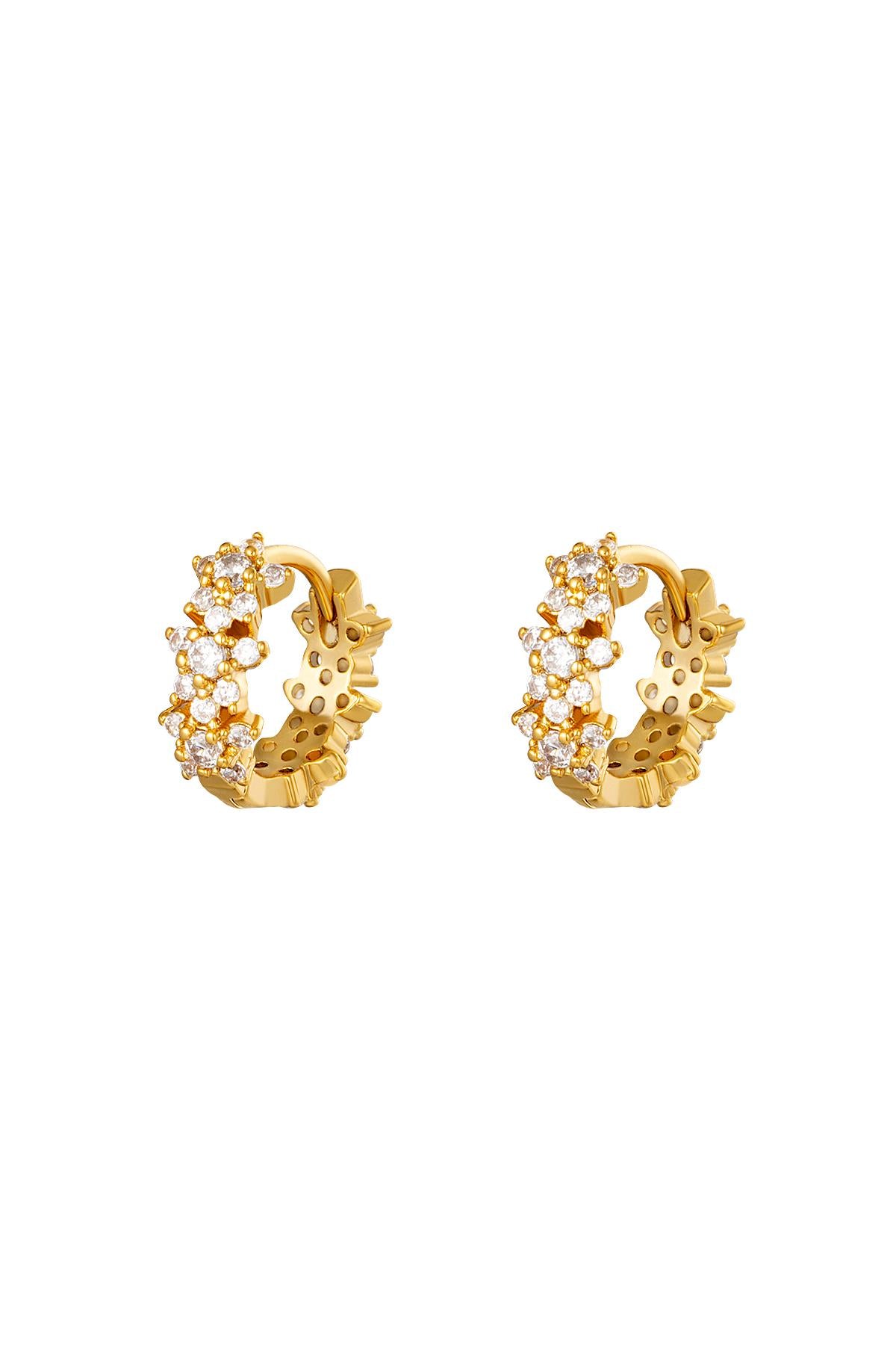 Stellara Creolen – Stern mit Strass
