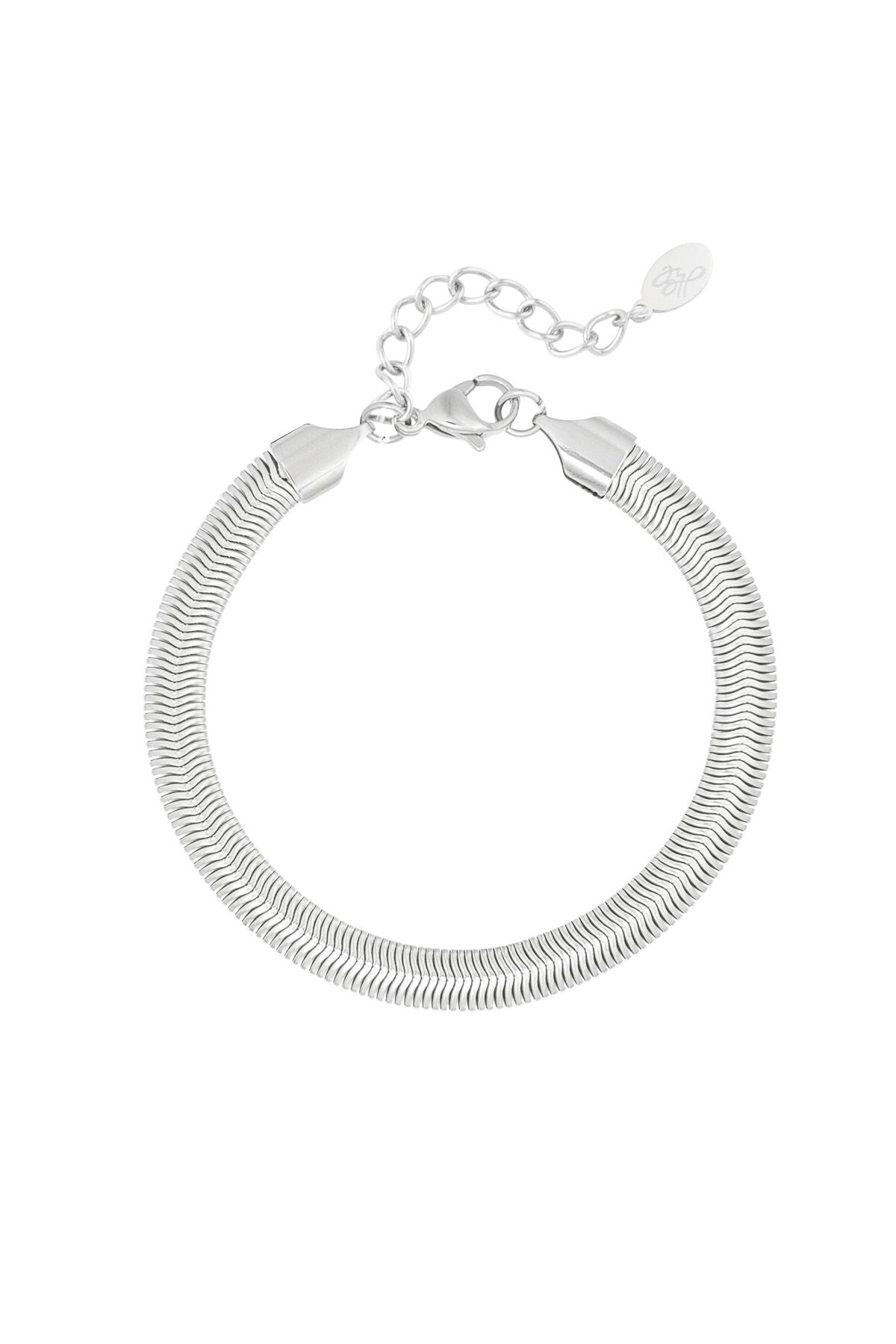 Armband flach grob - Goldfarbe-6.0MM