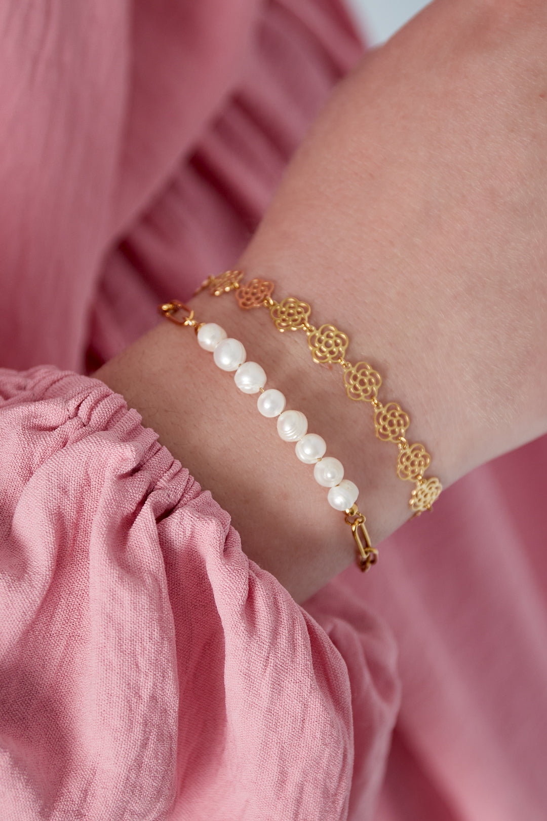 Perla Armband – Perlen und Glieder – Bild 2