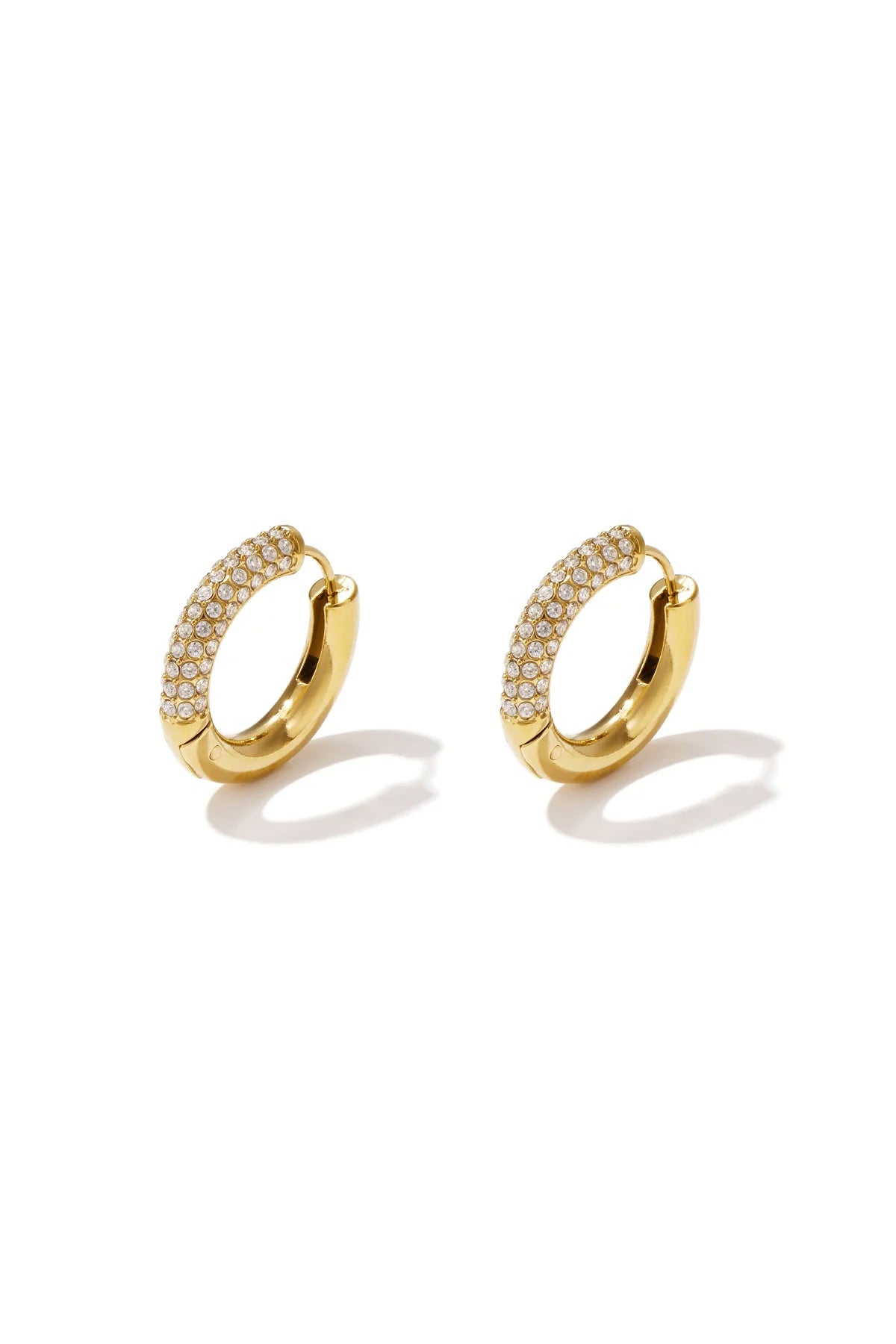 Riva Creolen – Mit Strass – Gold, 2,1 cm