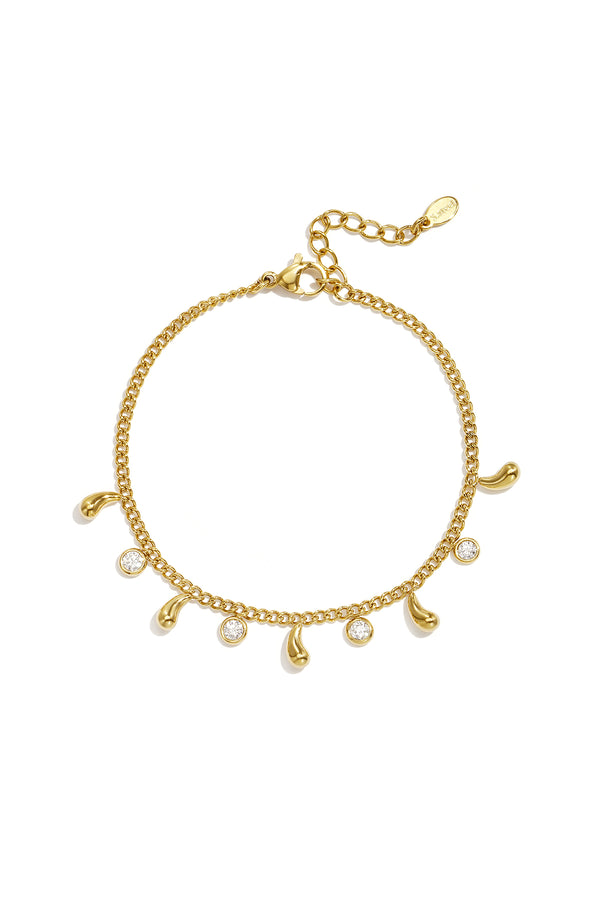 Lirien Armband – Tropfen mit Strass – LOVAMORE