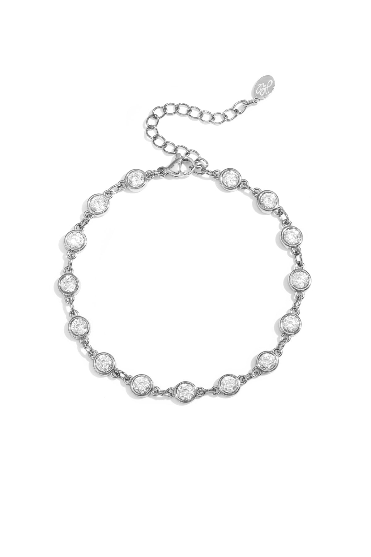 Lucea Armband – Runde Zirkonia – Silber