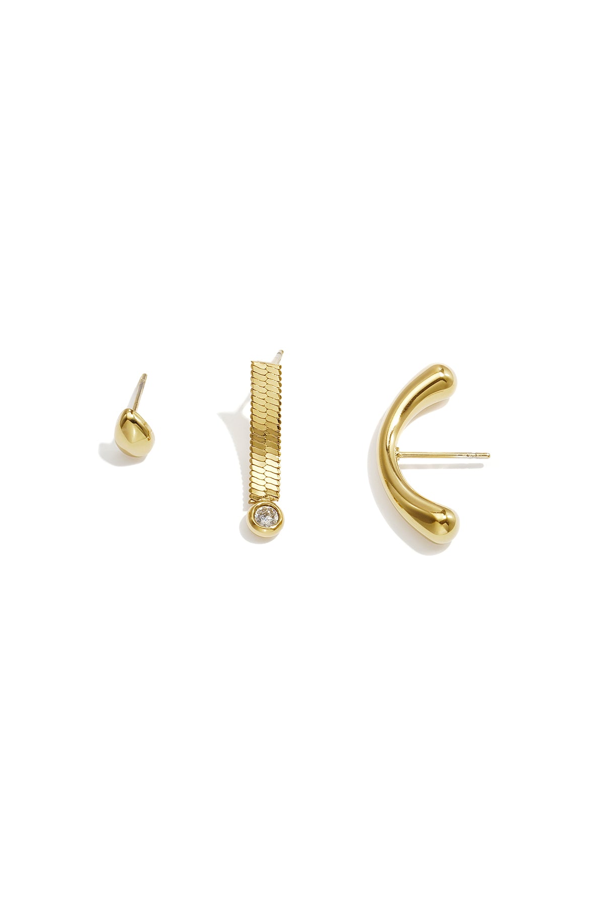 Mira Ohrring-Set – Schlicht – LOVAMORE