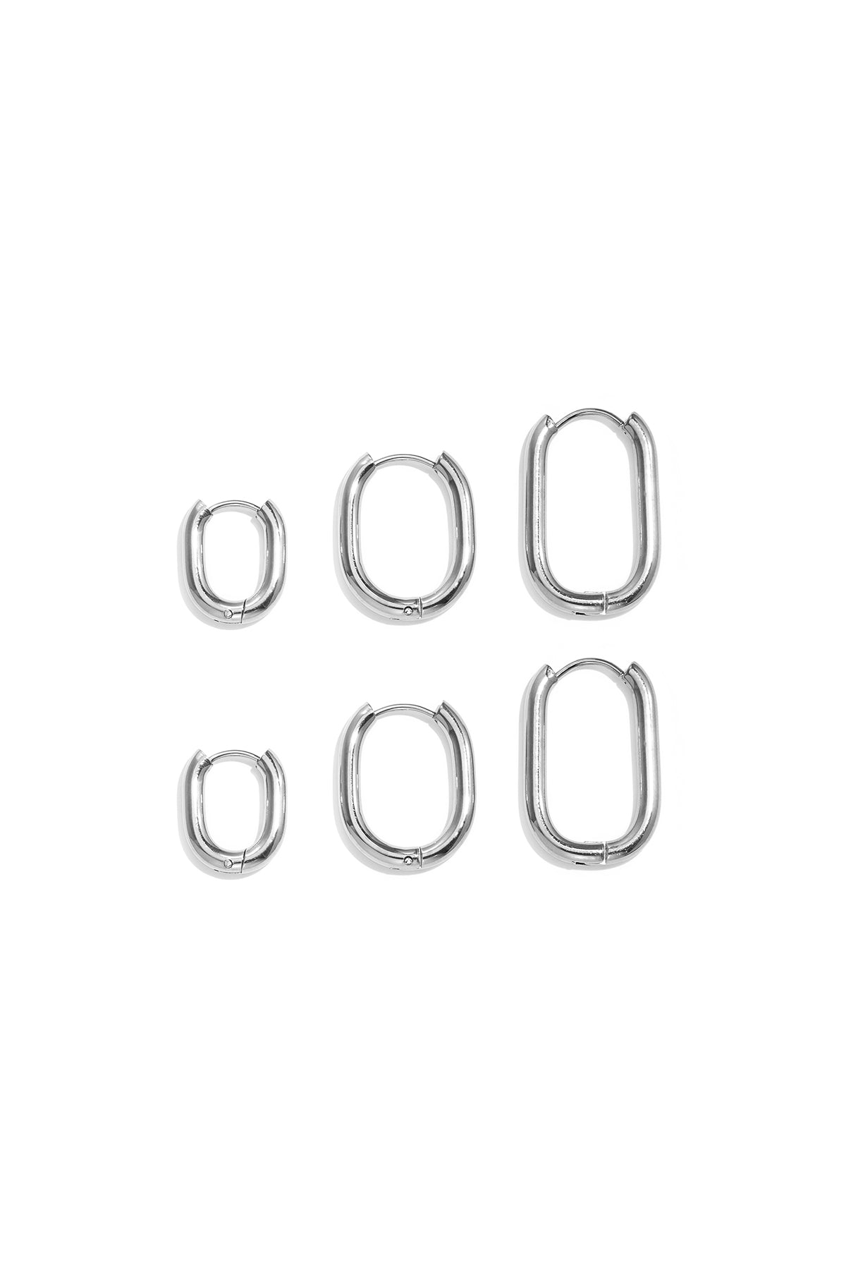Trio Creolen-Set – Geometrisch – Bild 10