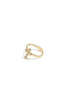 Veyra Ring – Kreuz aus Steinen