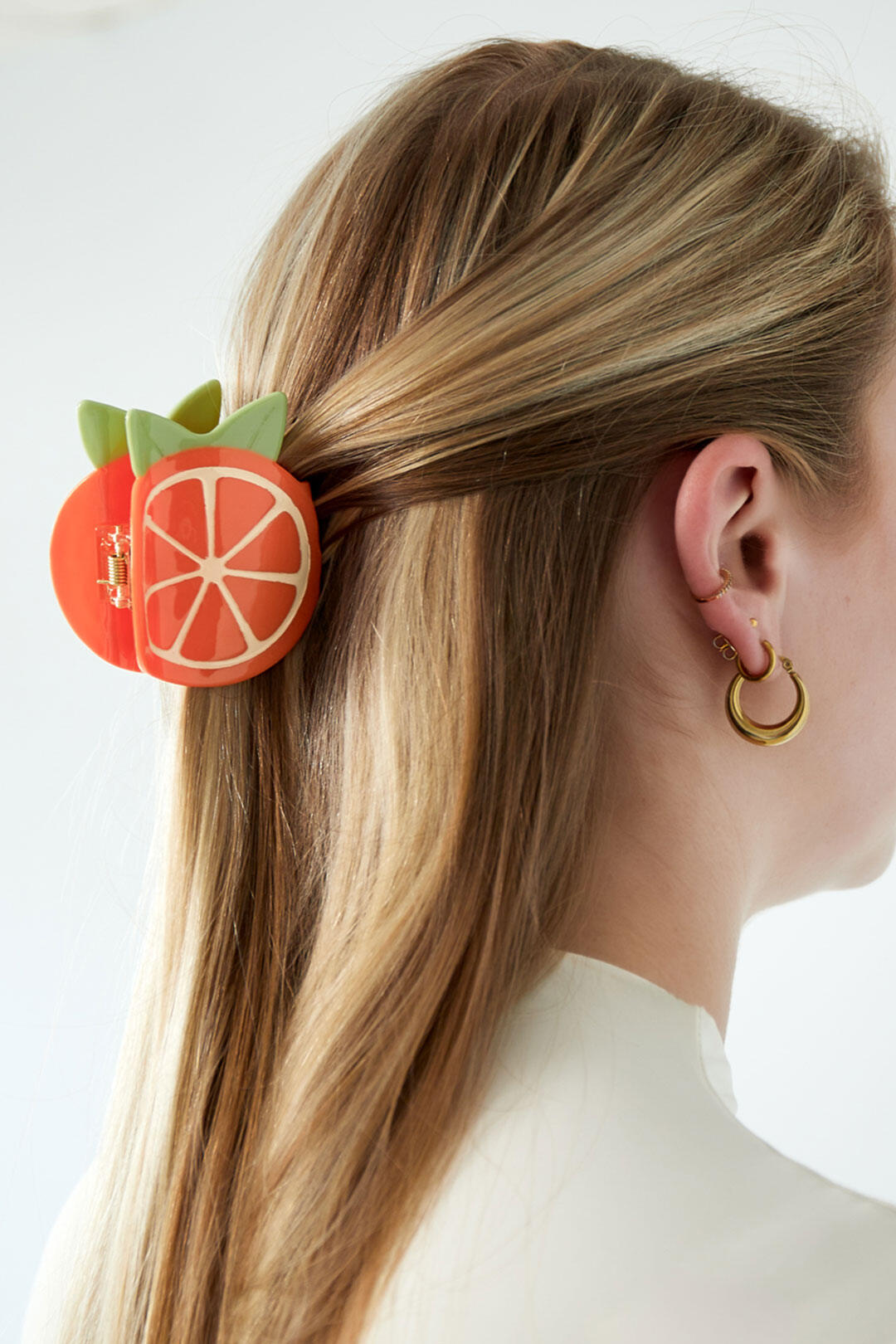 Orange Haarkralle