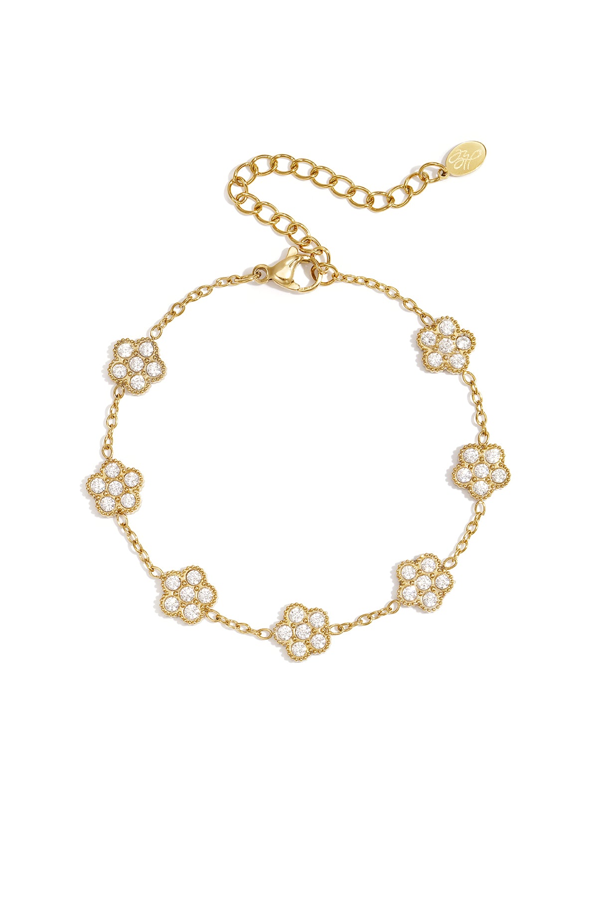 Floria Armband – Zirkonblüten