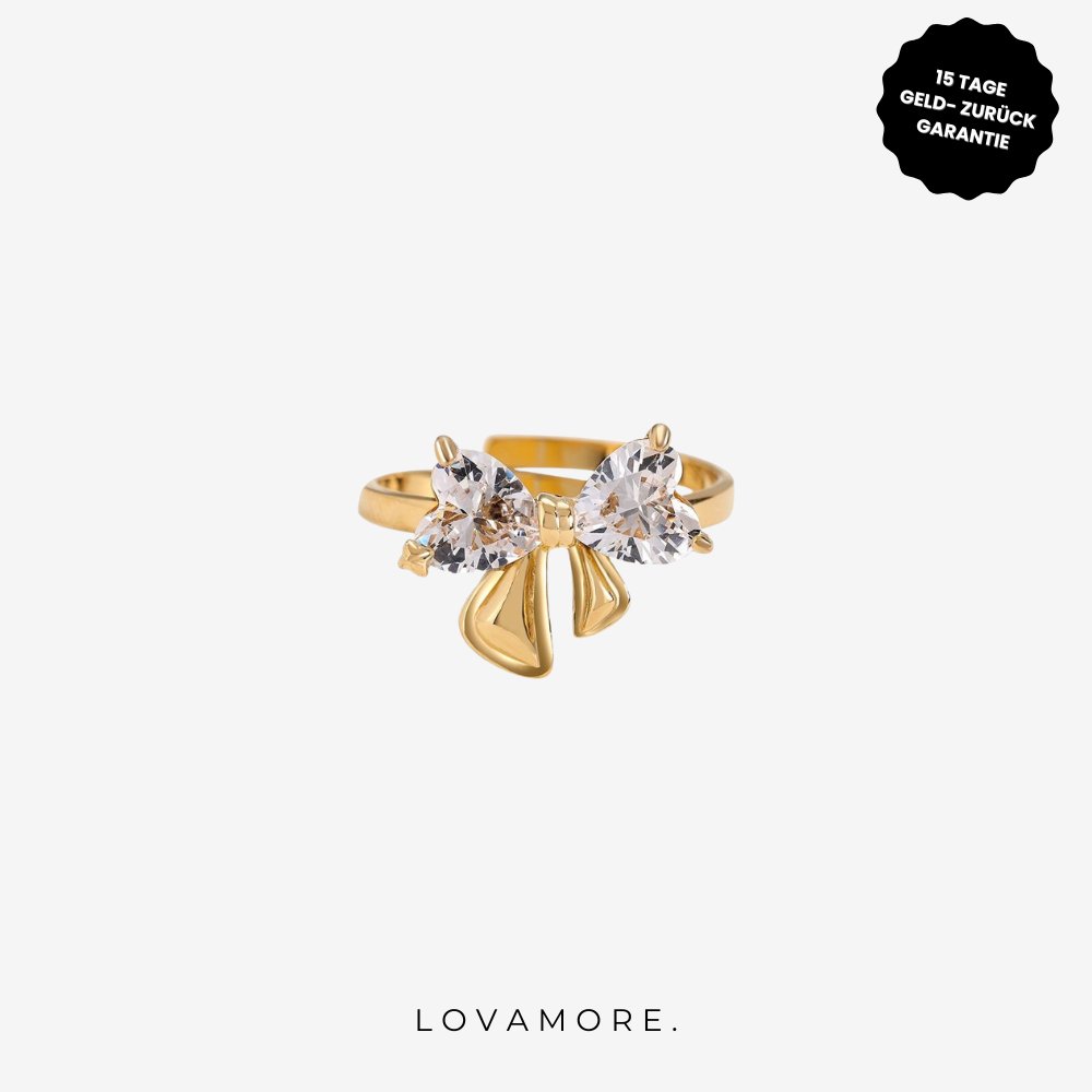 Vintage Bowtie Diamond Ring - Lovamore