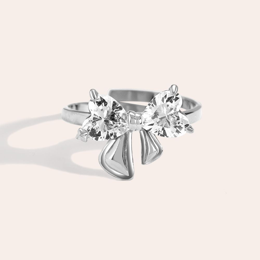 Vintage Bowtie Diamond Ring - Lovamore