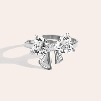 Vintage Bowtie Diamond Ring - Lovamore